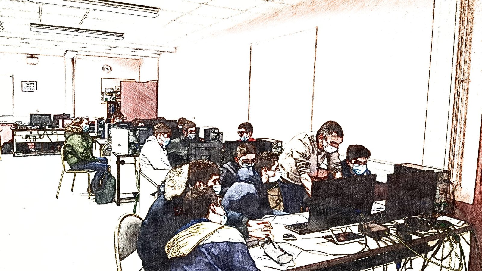 première diffusion en direct